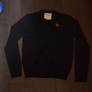 Black Abercombie and Fitch Sweater
